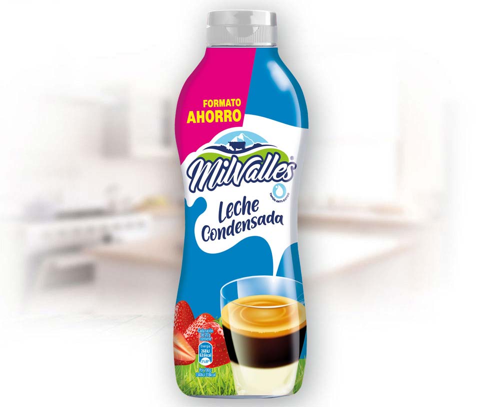 Milvalles-820g leche condensada entera